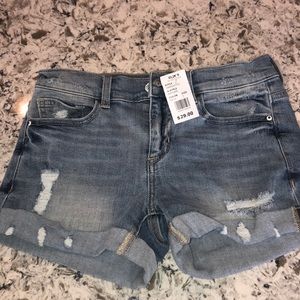 Sneak peek jean shorts